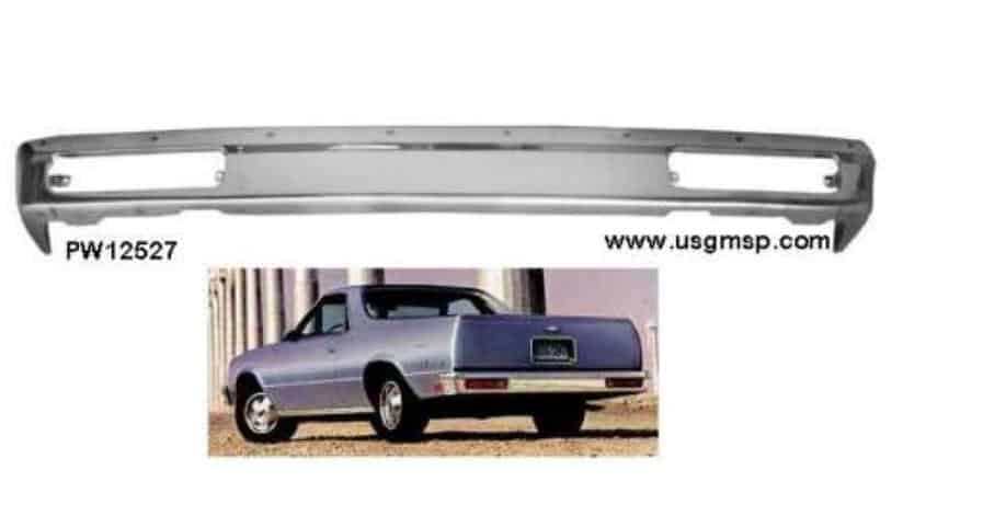 Bumper: 1978-87 El Camino Rear - NOTe*